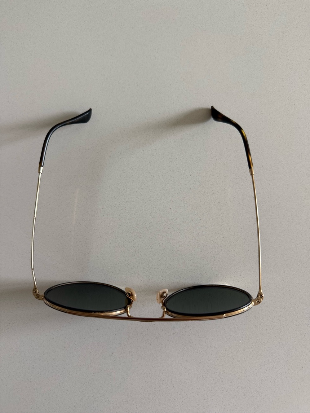 Ray-Ban Round Double Bridge Metal Sunglasses - Picture 7 of 10